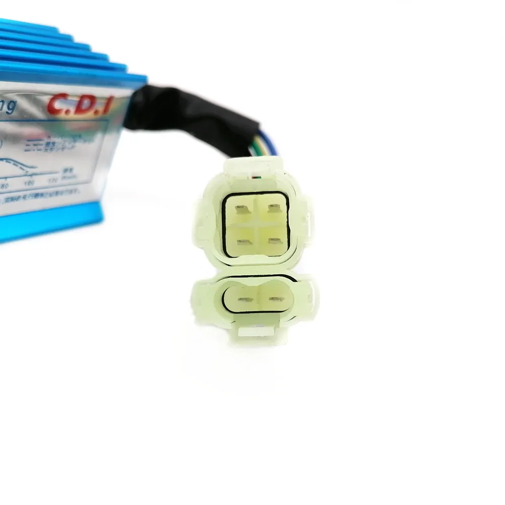 Мотоцикл 6 контактный Синий AC высокопроизводительный гоночный CDI подходит для Gy6