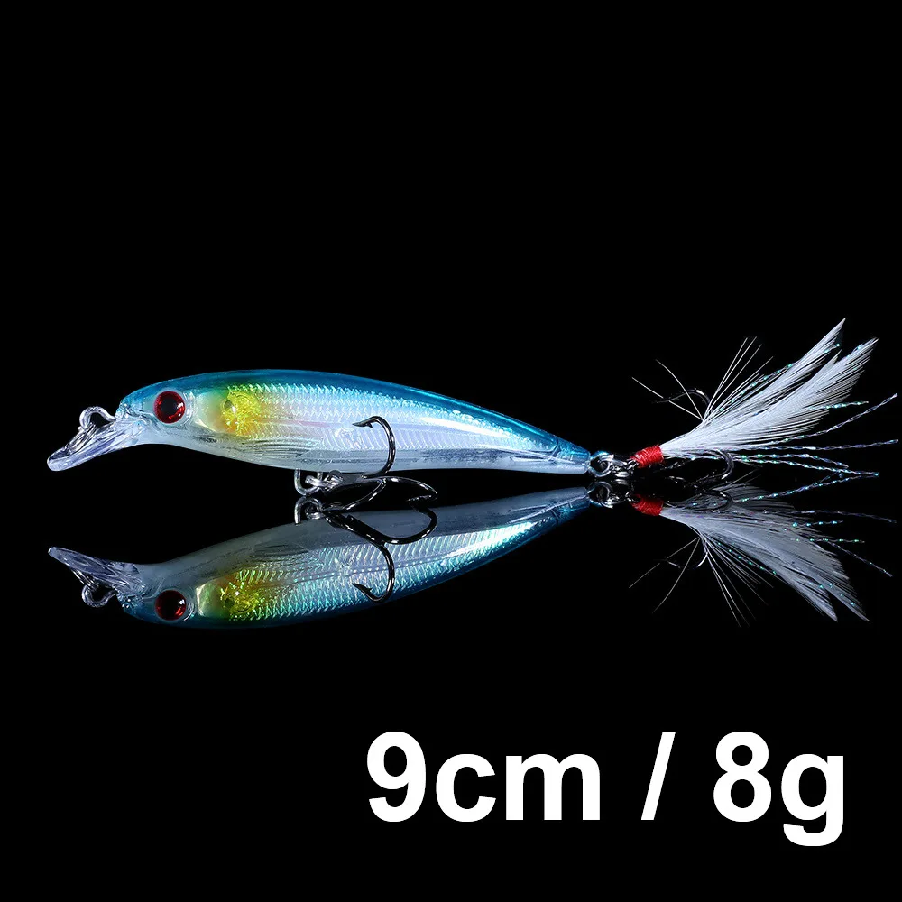 Biwvo, 11 см, светящиеся приманки Shad, блесна, приманки, Товары для рыбалки, металлические кальмары, жесткие морские воблеры, Воблер для троллинга, грузила кальмаров - Цвет: I