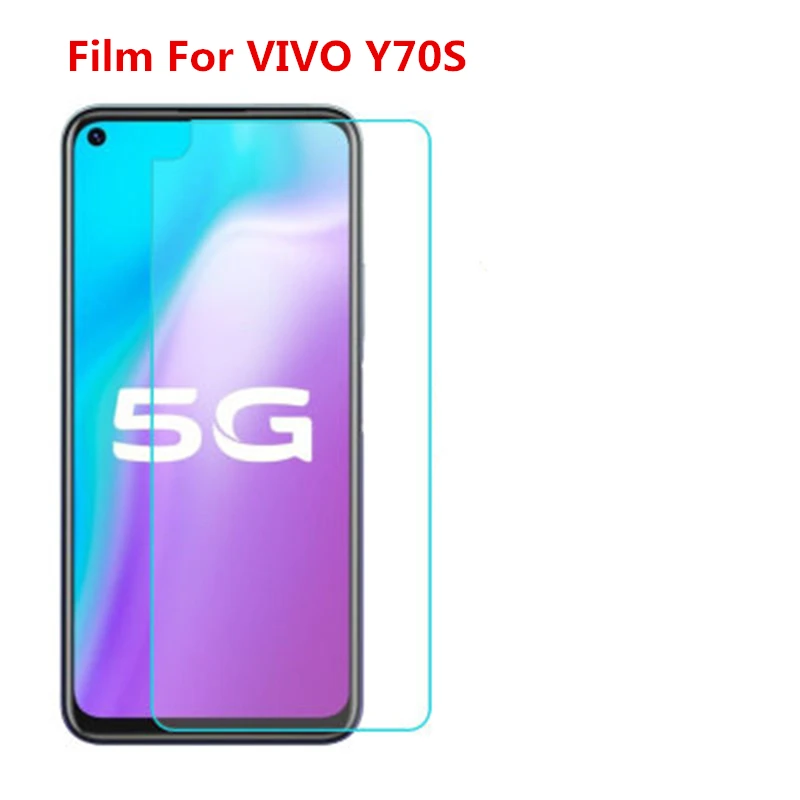1/2/5/10 шт. ультратонкая прозрачная защитная пленка для HD ЖК-экрана с тканевой пленкой для очистки для VIVO Y70S/V2002A.