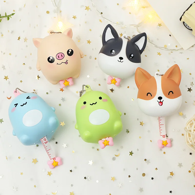 Kawaii Новый рисунок игрушечная лента линейка брелок измерение ключа пряжка сумка