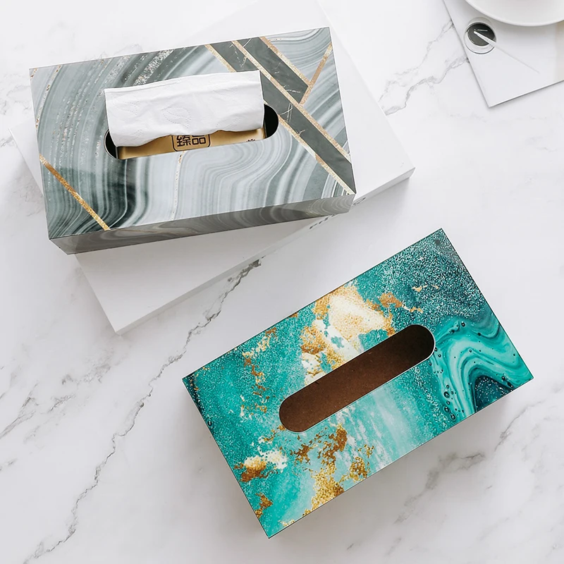 1 шт. Европейский мраморный тканевый ящик коробка для салфеток Офисная гостиная