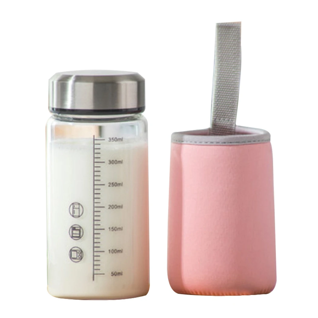 

Transparent Creative Frosted Water Bottle With Rope Tea Cup Juice Bottle Portable Water Bottle Milk Bottle with Lid Drinkware