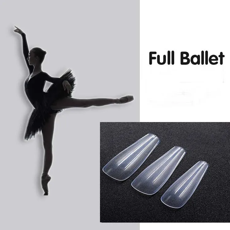 MSHARE новые балетные ногти Полный маникюр натуральный цвет накладные готовые