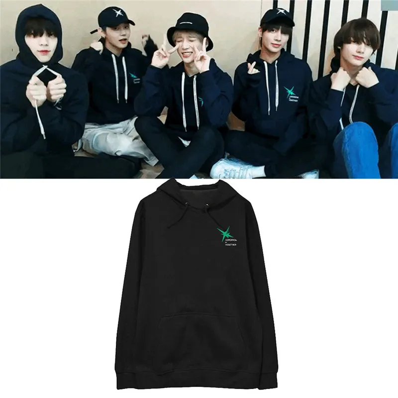 Толстовка с капюшоном KPOP TXT волшебный альбом Повседневная Свободная одежда