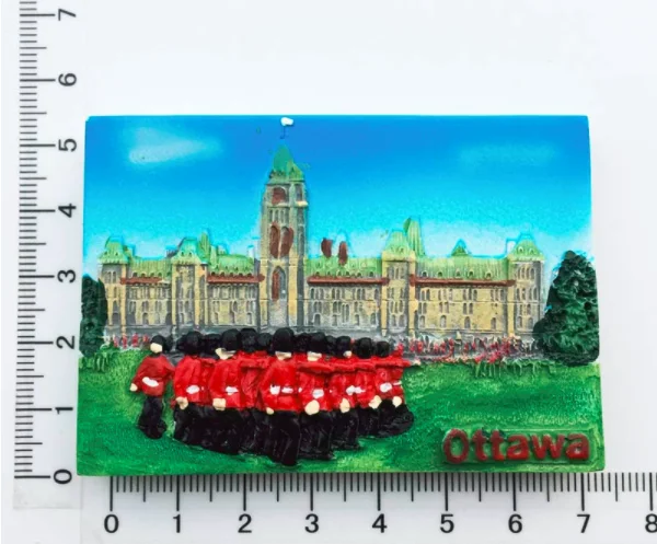 Канада Ottawa ручной работы смолы магнит на холодильник украшение дома|Магниты