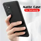 Чехол для телефона Samsung Galaxy A22 A32 A52 A72 A82 5G чехол матовый черный ТПУ чехол для Samsung A02s A21s A12 A42 A31 M31 M51 чехлы