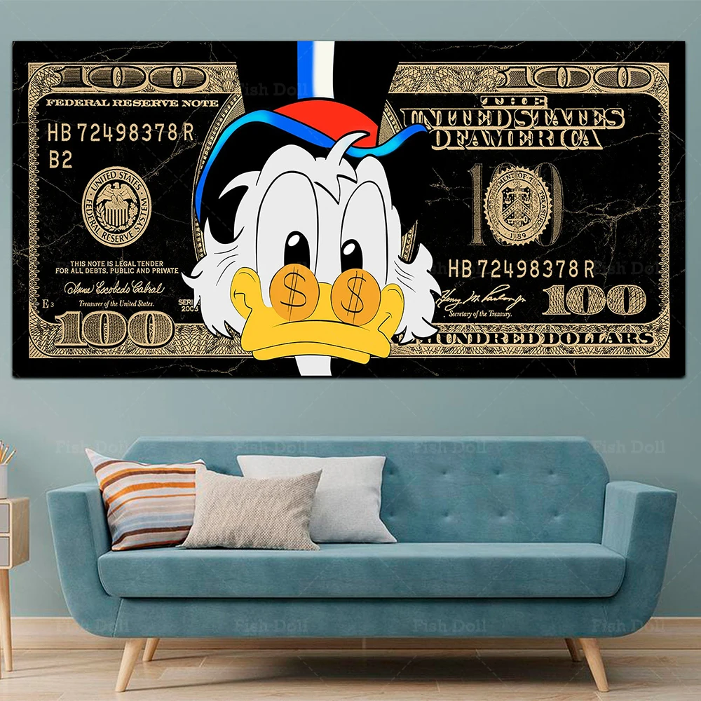 Постер на холсте sкридж Большой Настенный художественный мультяшный постер