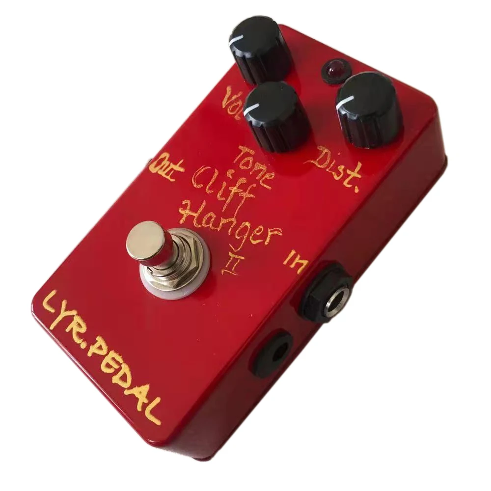 LYR PEDALS（LY-ROCK）,CH2 Dist Pedal,High Gain distortion pedal,electric guitar classic effector pedal,red,True bypass