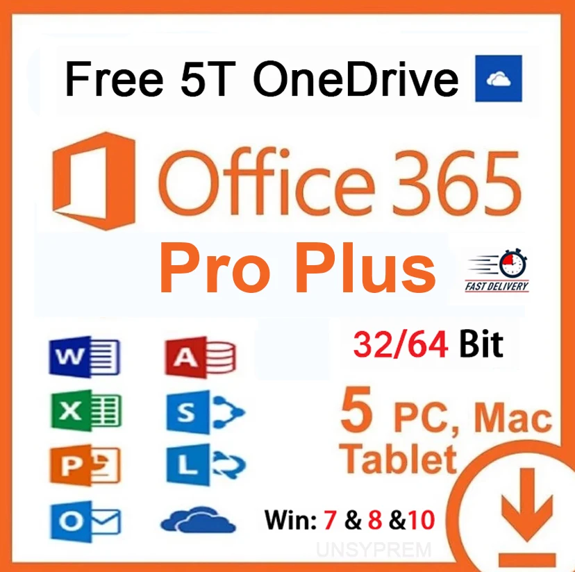 Устройство для офиса 365 Pro Plus 2021 Дюймов 5 ТБ|SmartTV-стики и тюнеры| |