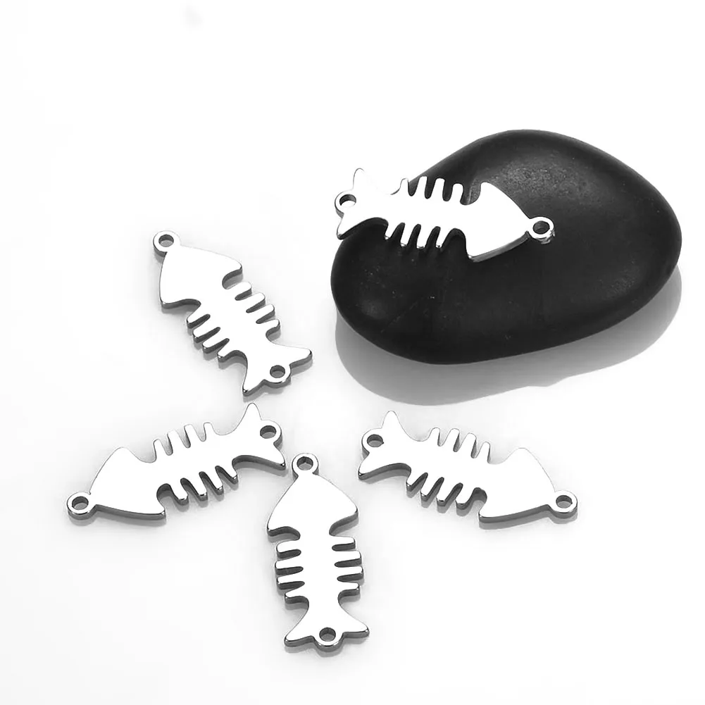 10 шт./лот разъем из нержавеющей стали для изготовления ювелирных изделий DIY