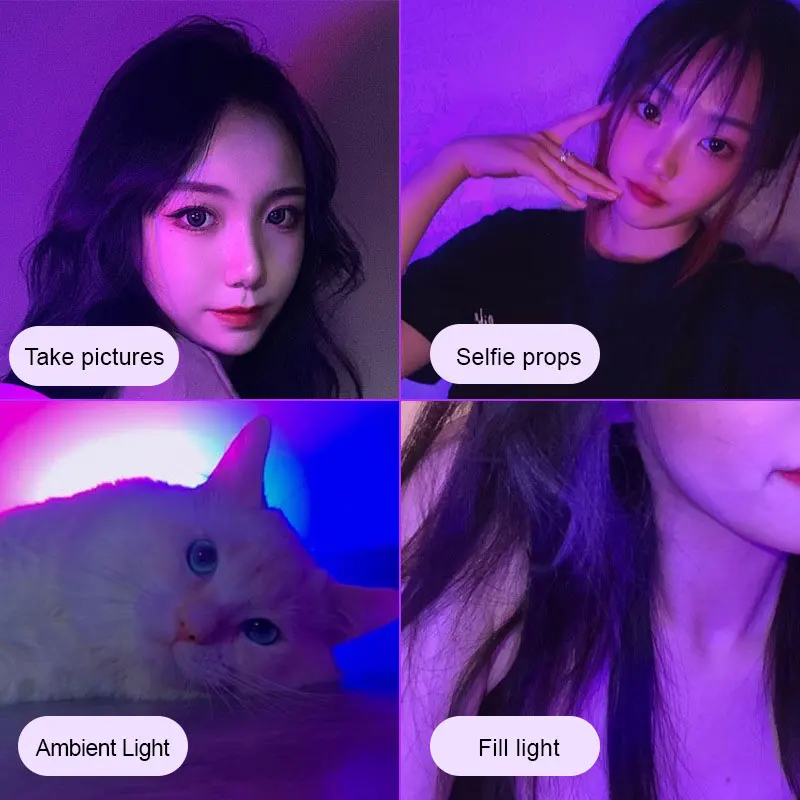 RGB ночник с дистанционным управлением цветная лампа для дома праздника вечеринки