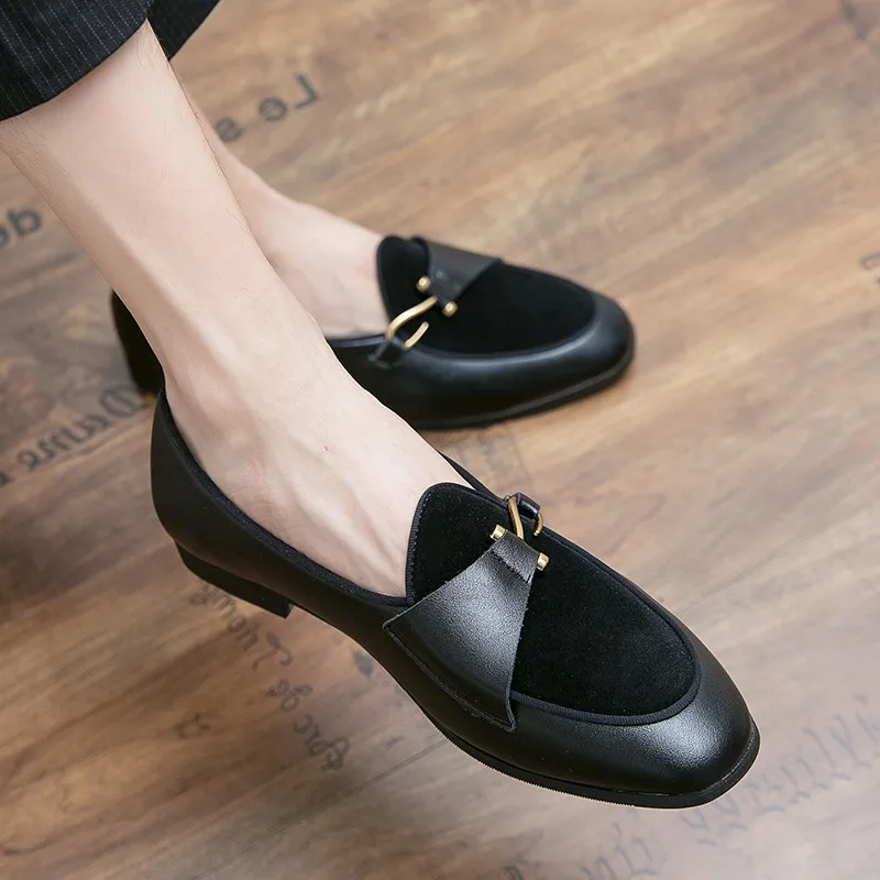 Деловые мужские туфли износостойкие Формальные тапочки брендовые Удобные