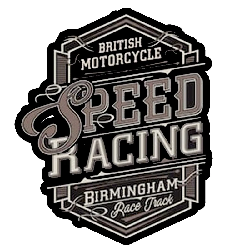 Мотогонки Британский Бирмингем скорость Старая школа горячий стержень мотор
