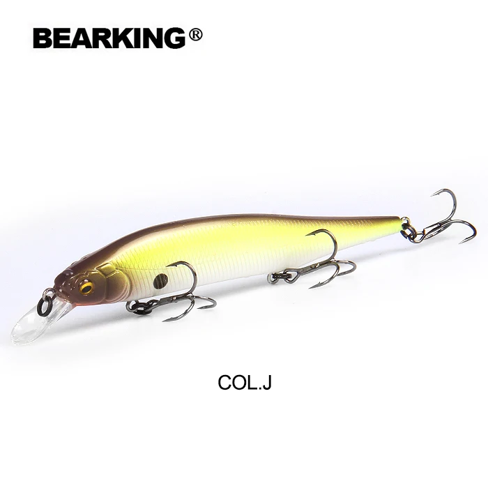 BEARKING 11,5 см 15 г Горячие рыболовные приманки, разные цвета, гольян кривошипная Вольфрамовая весовая система воблер модель кривошипная приманка - Цвет: J