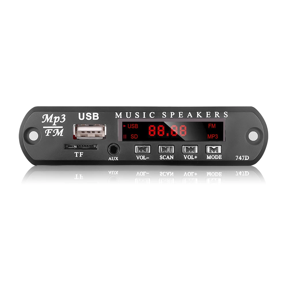 Kebidu без Bluetooth с дистанционным MP3 декодером WMA USB FM AUX TF радио аудио Плата