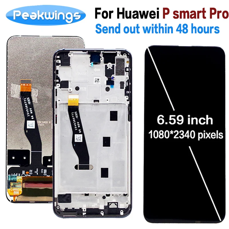 ЖК дисплей AAA + для Huawei P Smart pro с дигитайзером сенсорного экрана в сборе huawei p smart