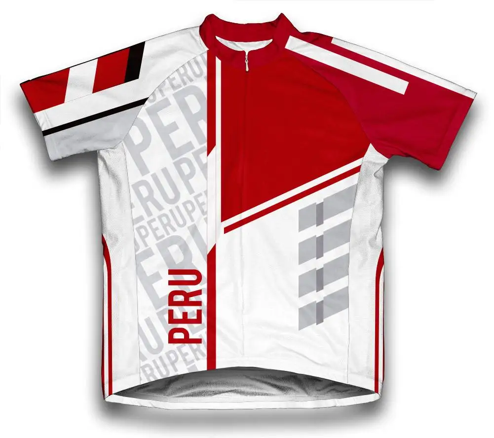 New 2021 Peru More Style Men's classic cycling team short sleeved bike Road Race Clothing Maillot ciclismo outdoor Jersey | Спорт и
