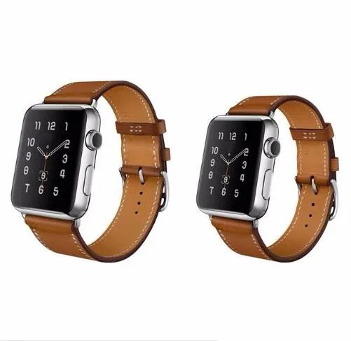 Серия 5/4/3/2/1 из натуральной кожи браслет ремешок для наручных часов Apple Watch один