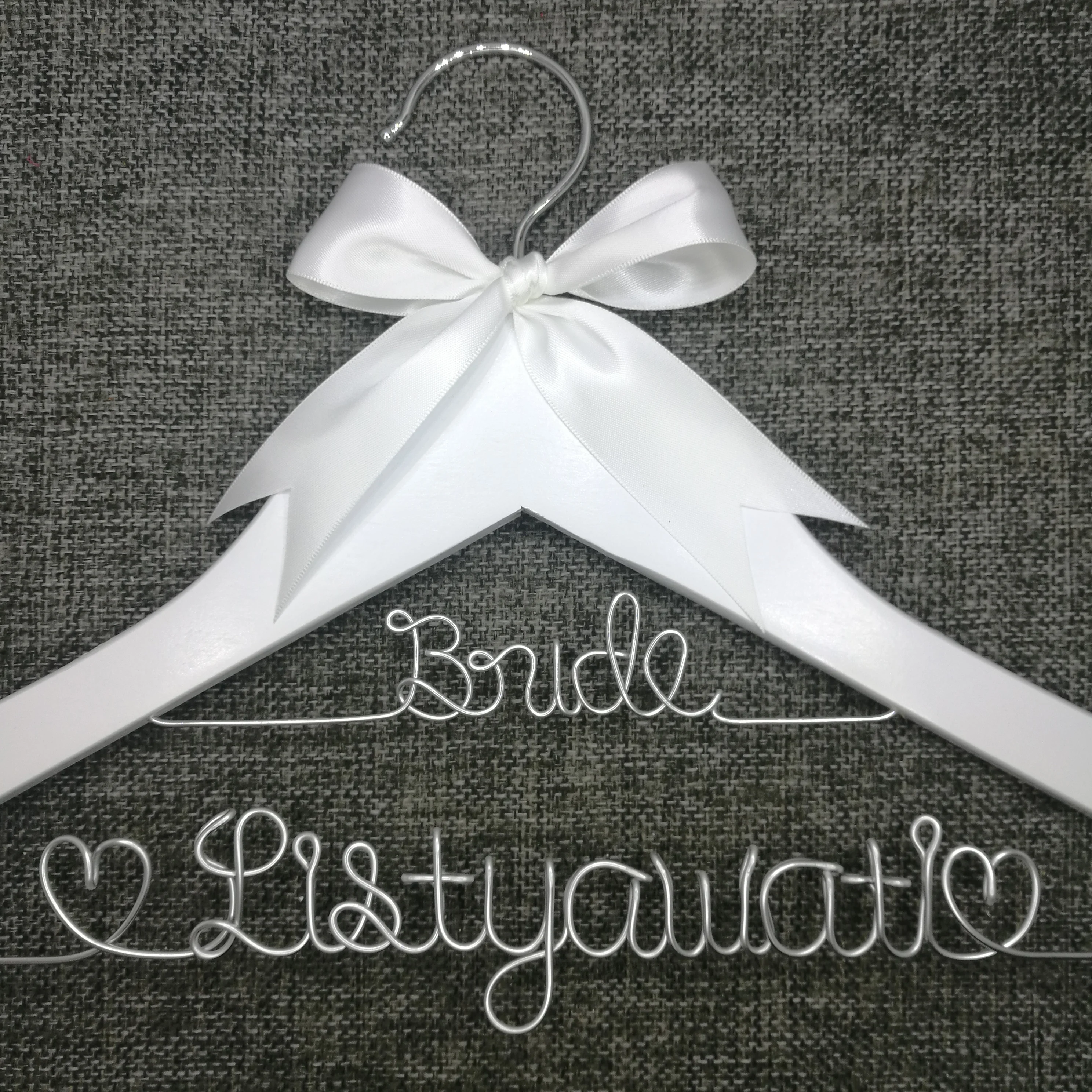 Два Свадебная Вешалка с датой жених подарки вешалка/вешалка для платья невесты