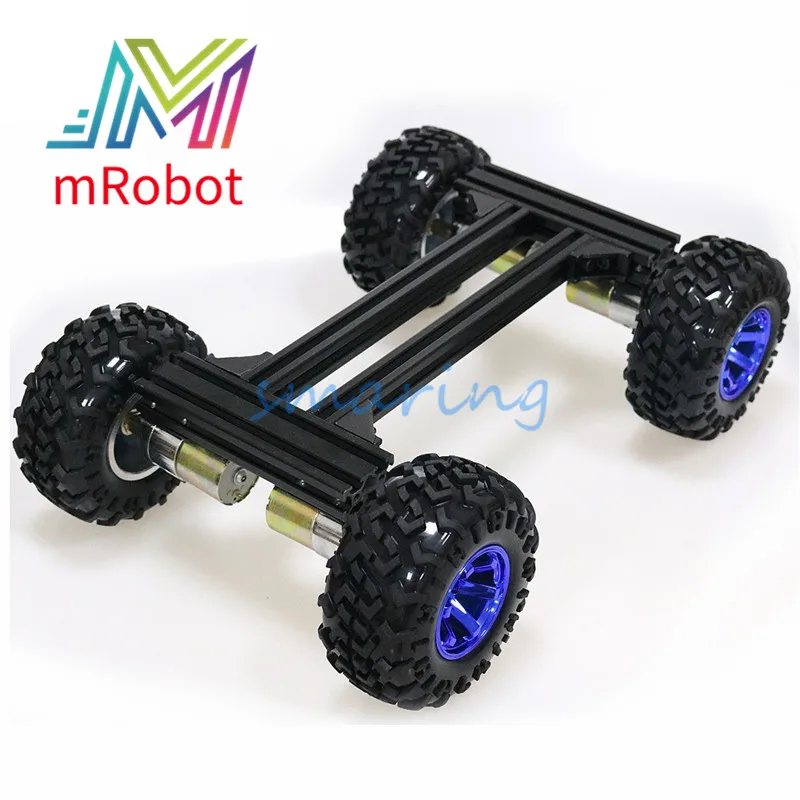 Автомобильное шасси Mecanum металлическое умное колесо с двигателями TT
