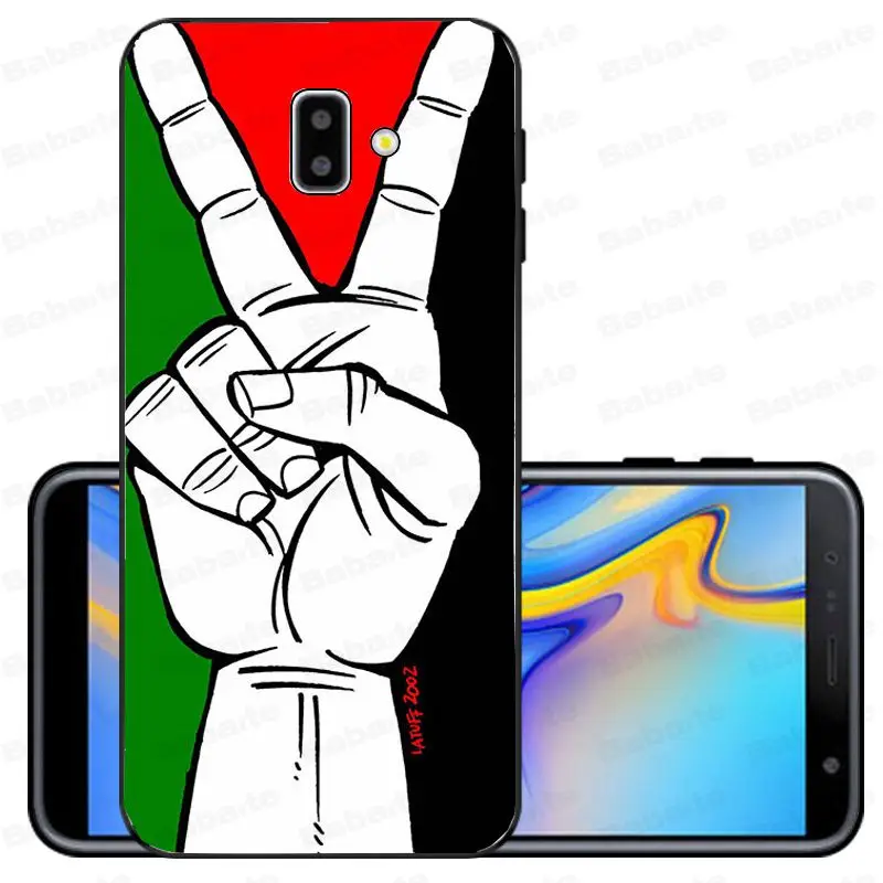 A4 Чехол для galaxy j6 палестинский флаг ТПУ чехлы для мобильного телефона из мягкого силикона с крышкой для samsung galaxy j6 plus A6 A8 A9 A10 A30 A50 крышка - Цвет: A4