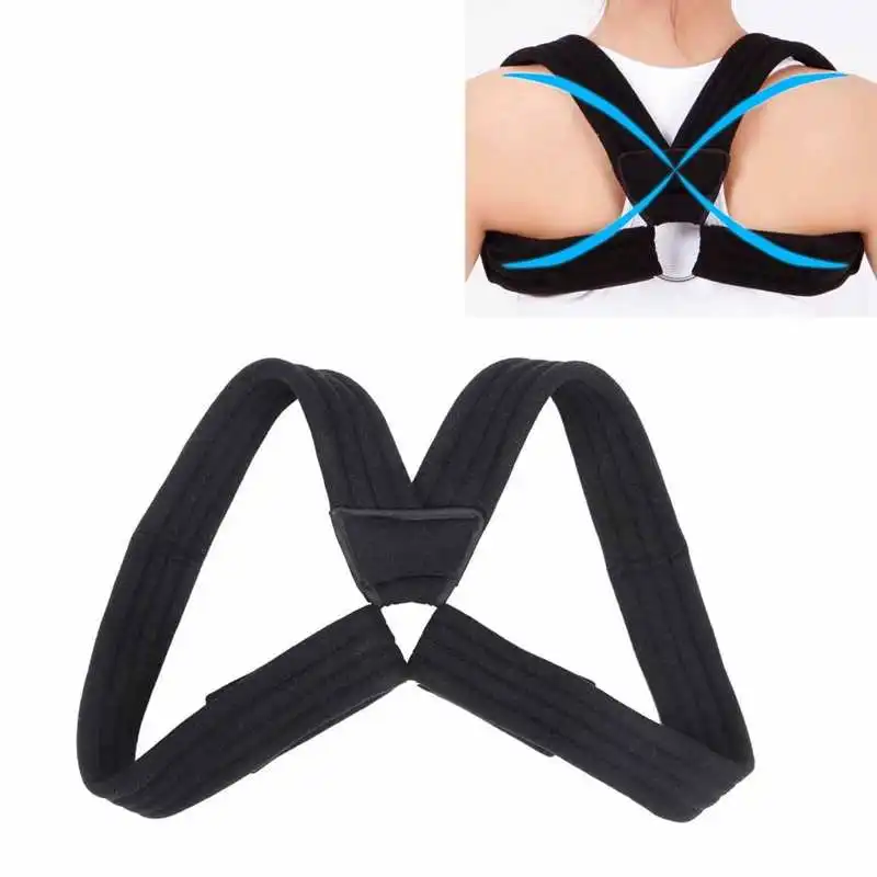 Поддерживающий Пояс регулируемый Корректор осанки для спины ключицы плеч