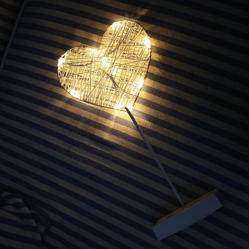 

Heart Fairy Lights Festoon Led Light Star Fashion Decoration Battery Power Indoor Bedroom Leds Night Lamp Ornament Kurtyna Led