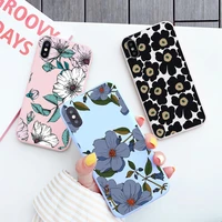 daisy flower phone case for iphone x xr xs max 12 11 13 pro max 6s 7 8 plus se 2020 soft silicone florals back cover fundas