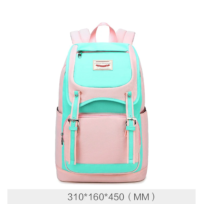 Женский многофункциональный рюкзак с пончиком карамельных цветов дорожный