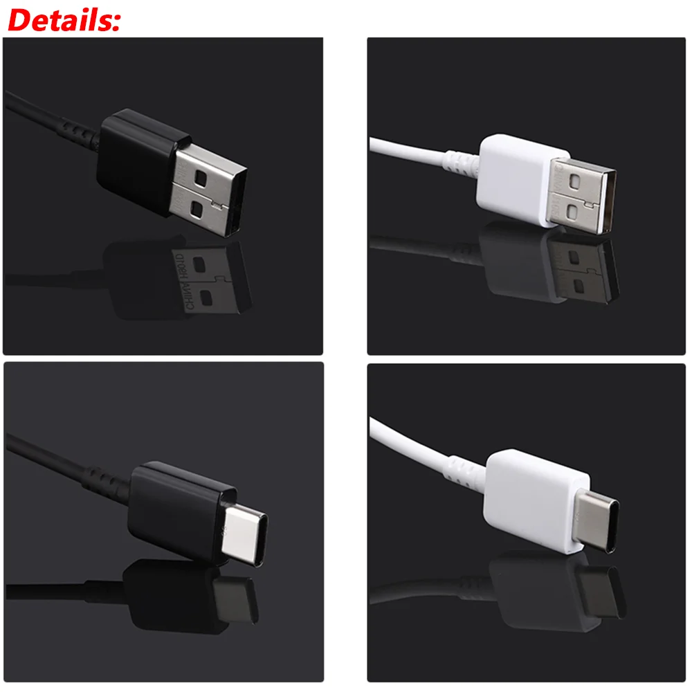 Оригинальный Samsung S8 S9 S10 S20 Plus Быстрый зарядный кабель USB 3 1 Type C Дата-кабель для Galaxy