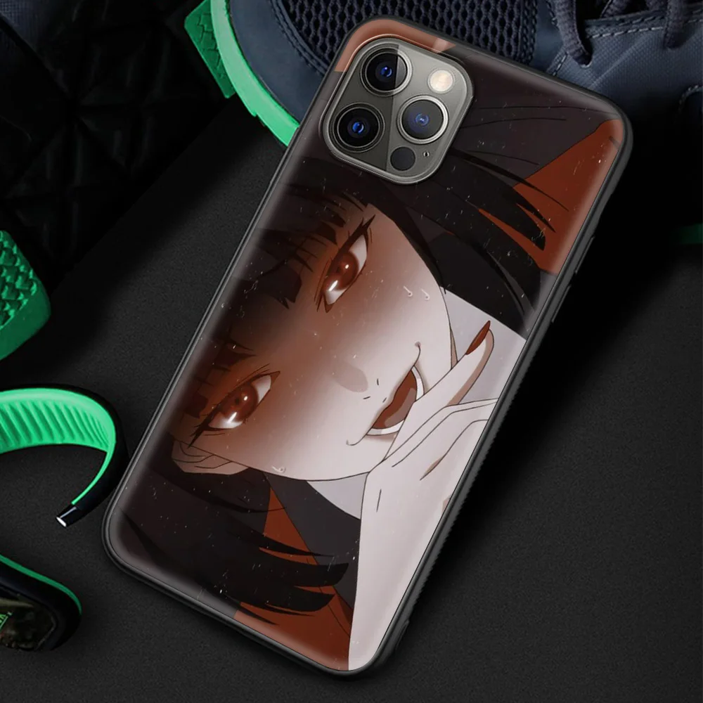 

Kakegurui Phone Case for iPhone 12 11 Pro MAX 7 8 XR X XS MAX SE 2020 6 6S PLUS Luxury Soft Silicone TPU Cover