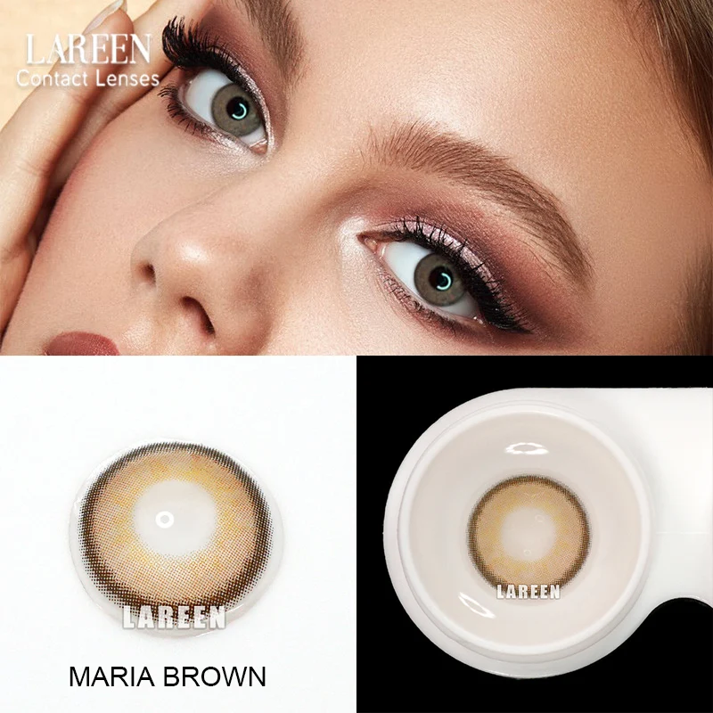 

Lareen 2pcs/pair Colored Contact Lenses Eye Maria Series Contact Lenses Color Cosmetic Contact Lens for Eyes lentes de contacto