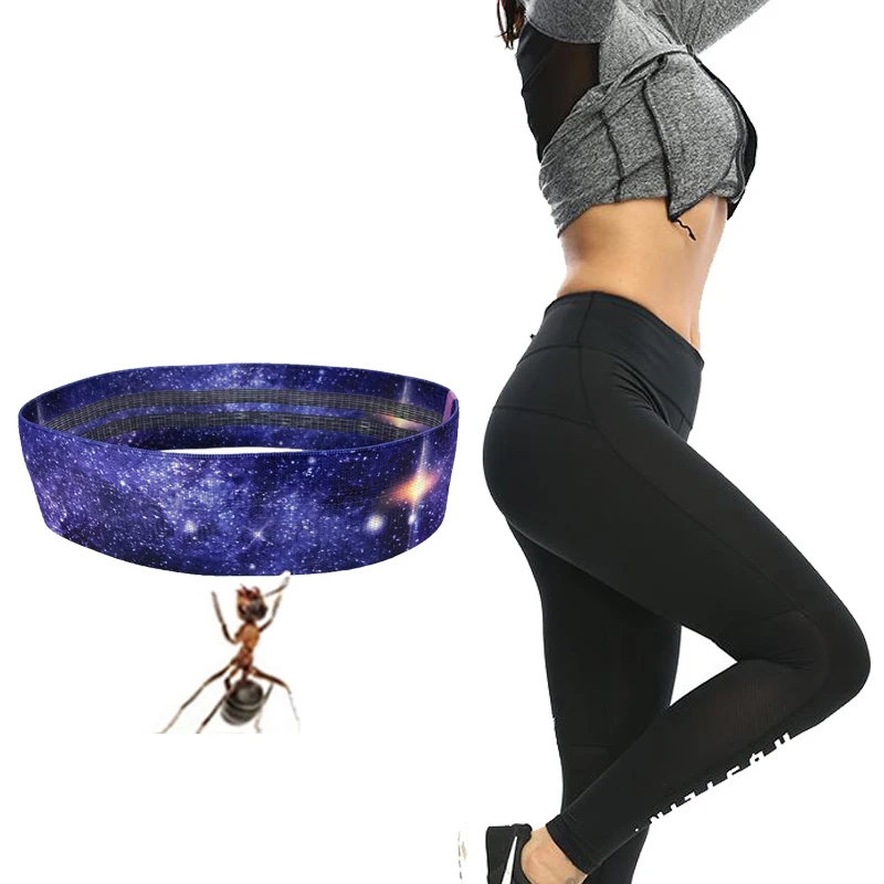 

Сверхлегкая эмульсия йога группа Нескользящая хип кольцевая петля сопротивление группа звезда цвет фитнес тренировка, Упражнение