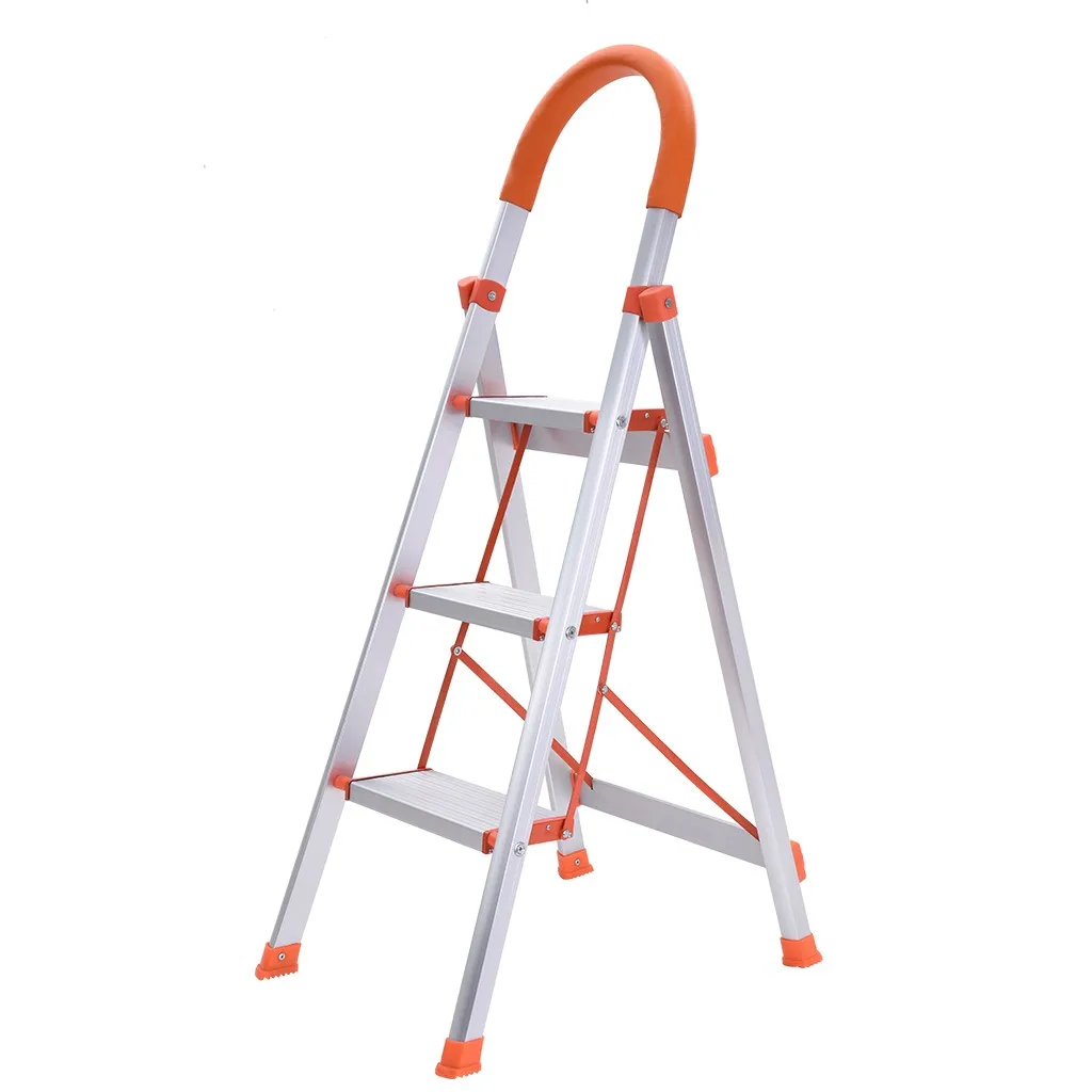 3 шаг складные стремянок складных алюминиевых Алюминий стул лестницы