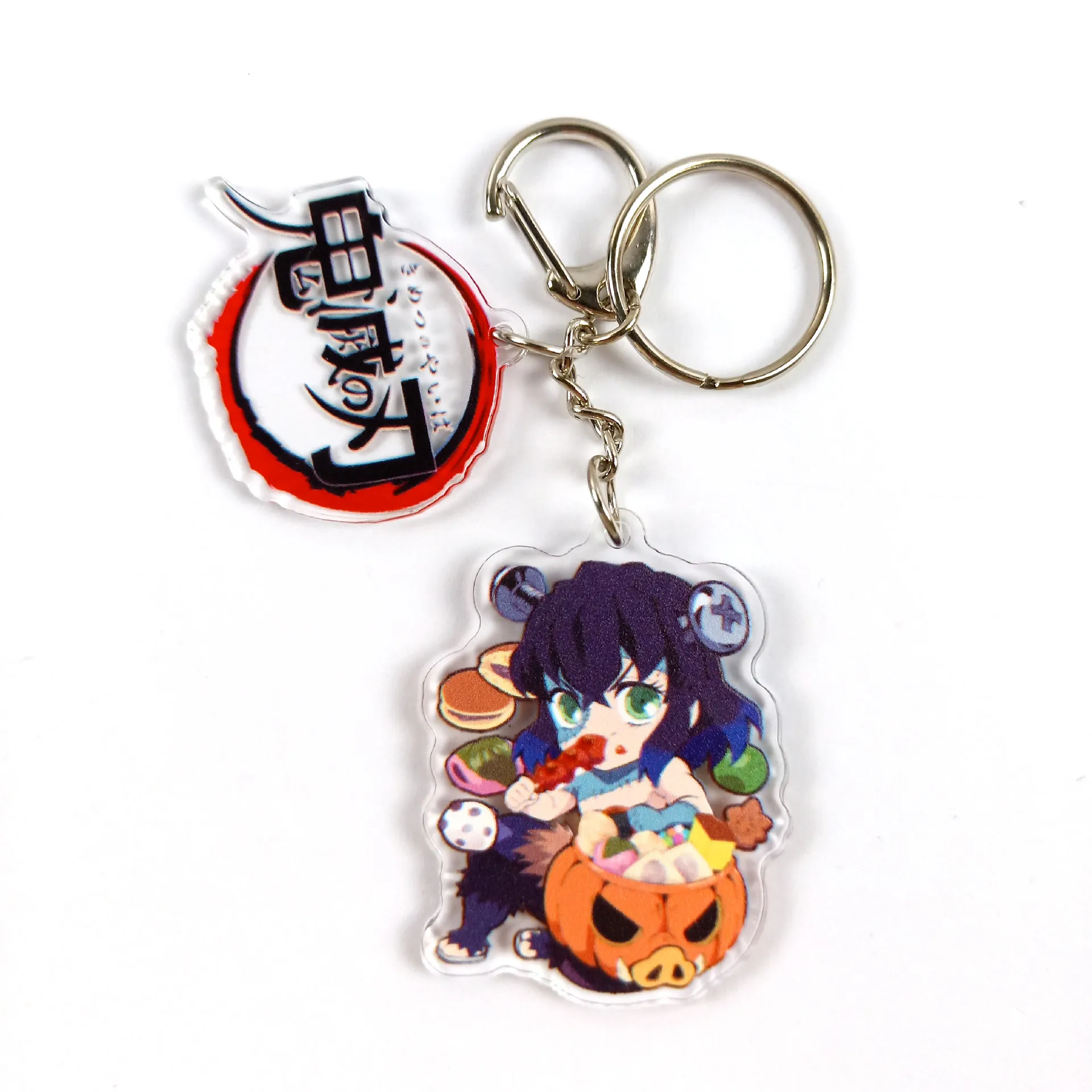 Брелок для ключей с клипсой призрака из акрила 15 стилей|Брелоки| |