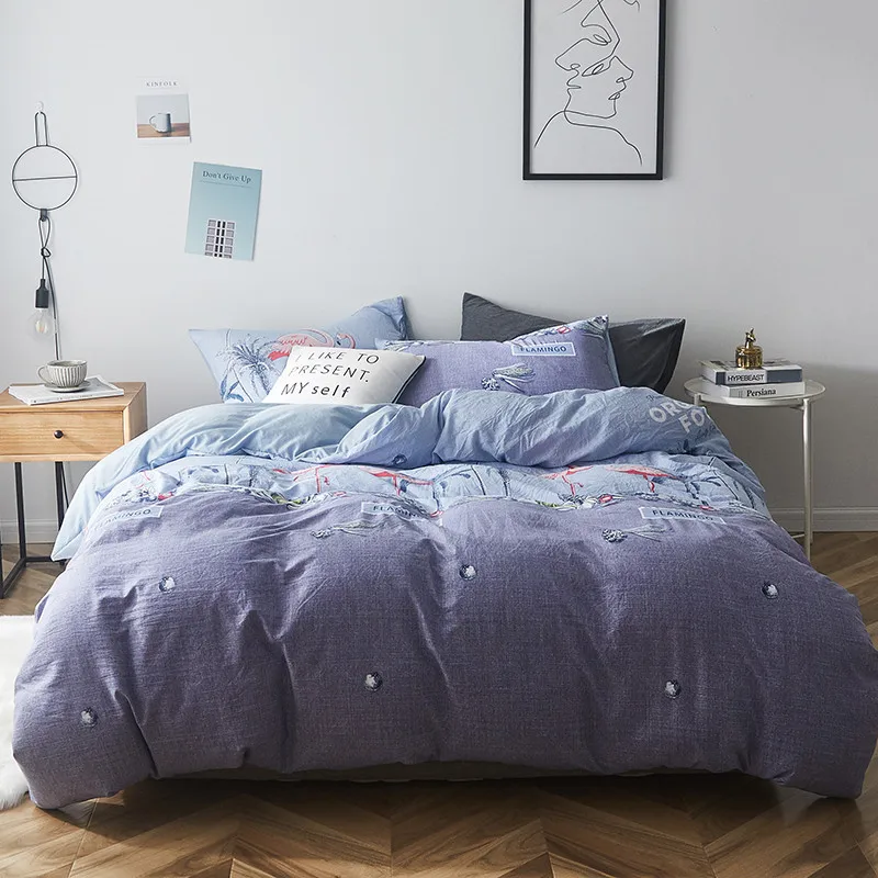 style5 Комплект постельного белья с рисунками животных из мультфильмов, домашний текстиль, пододеяльник, одеяло для детей - Цвет: style5