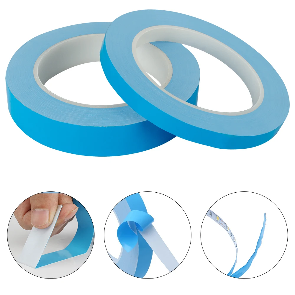 25 м/рулон 5 мм 10 20 Ширина передачи клейкая лента двухсторонняя Теплопроводящая