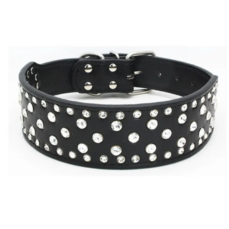 Ошейники для крупных собак стразы аксессуары товары домашних животных ошейник