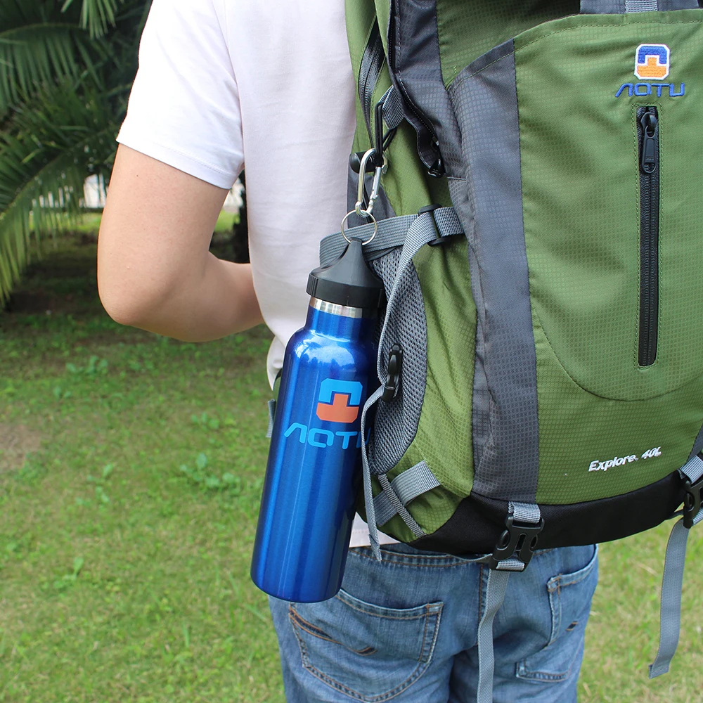 600 мл Двойная Стенка Изолированная нержавеющая сталь бутылка для воды Набор