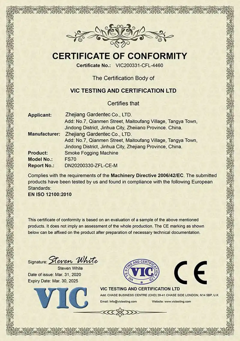 

15L Thermal Fogger Machine Disinfection Fogging Sprayer ULV Water Mist Machine Powerful Disinfection Sterilizer for Farm Office