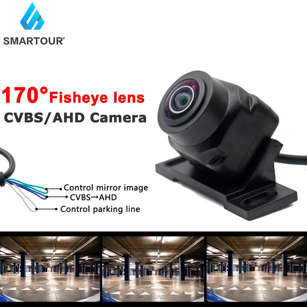 

HD AHD 1280x1080P 170 градусов объектив «рыбий глаз» звездный свет ночное видение Автомобильная камера заднего вида CCD Универсальная автомобильная ...