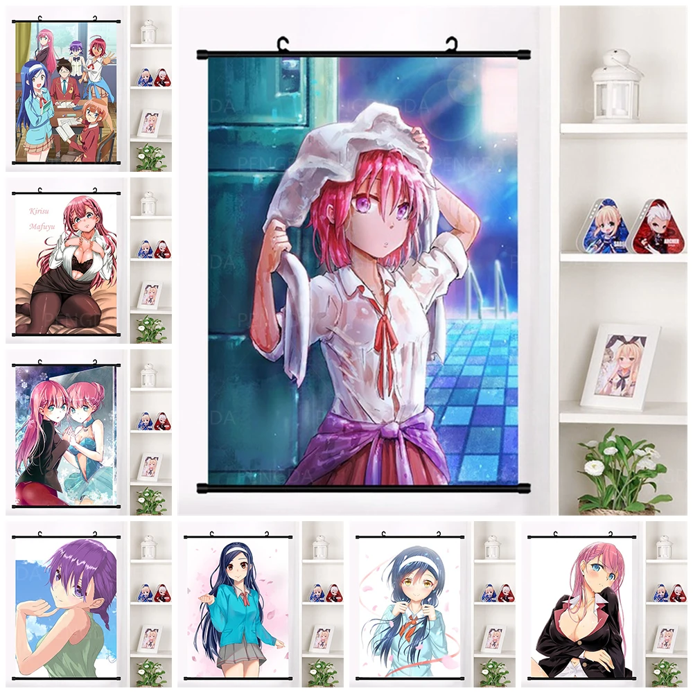 

Home Decoration Anime Kirisu Mafuyu Wall Artwork Painting Japanese Cartoon Plastic Hanging Scrolls Canvas Prints Picture Poster