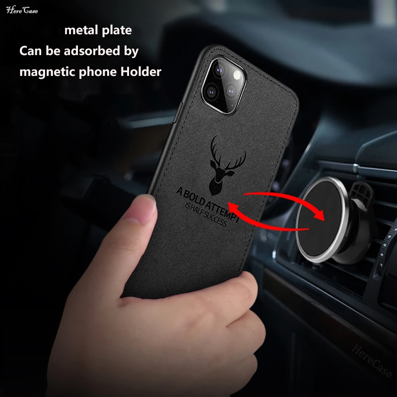 Олень Ткань текстуры чехол для iPhone 8 Plus 7 6s 5s 12 11 Pro XS Max с протекторным рисунком