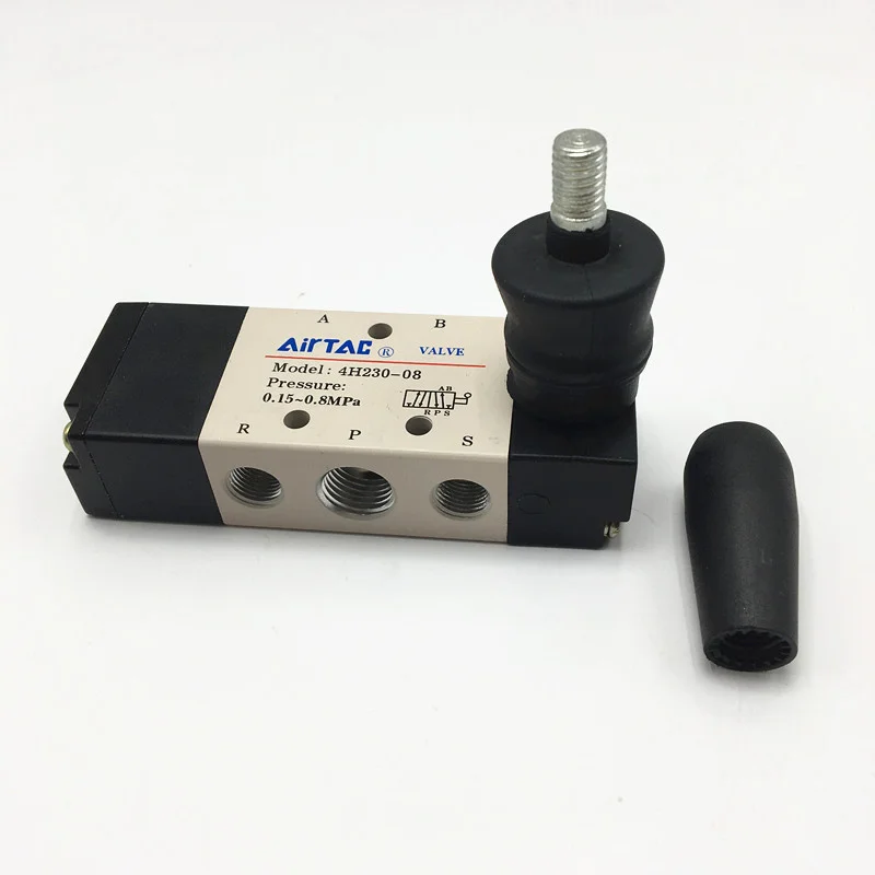 4H210-08 DC24V 4H230-08 качественный электромагнитный клапан пневматические компоненты ручной рычаг клапан 4H Серия
