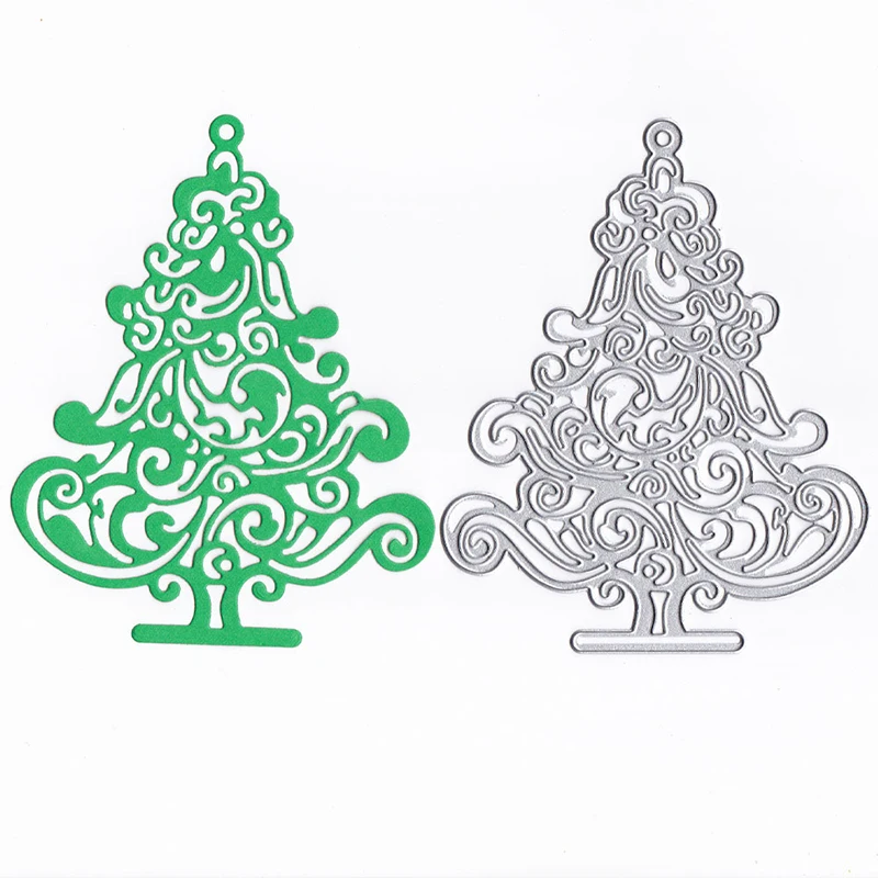 Металлические Вырубные штампы вырезанная форма ЗВЕЗДА Рождественская елка