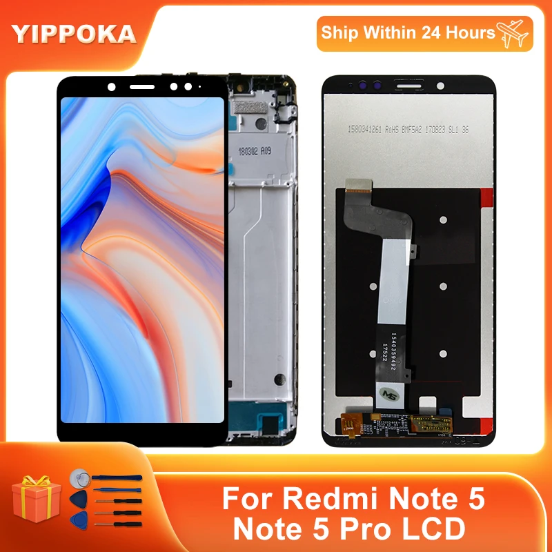 

10 Touch For Xiaomi Redmi Note 5 Pro LCD Touch Screen Digitizer Display Replacement Parts For Redmi Note 5 LCD Snapdragon 636