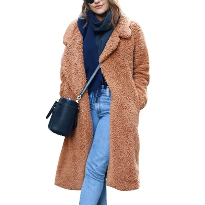 Женские парки пальто с имитацией меха Повседневная осенне зимняя новая стильная