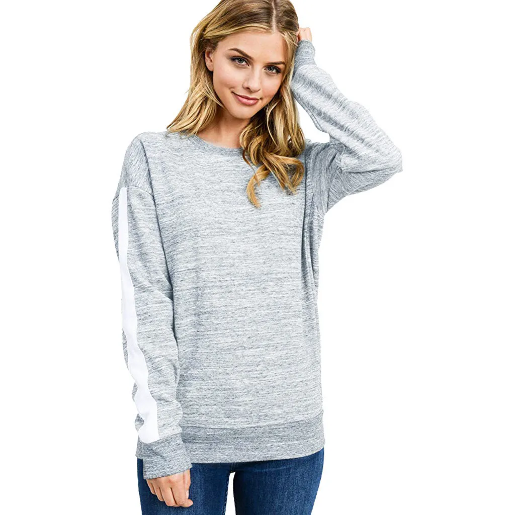 Женская толстовка Повседневная блуза с длинным рукавом капюшоном принтом для