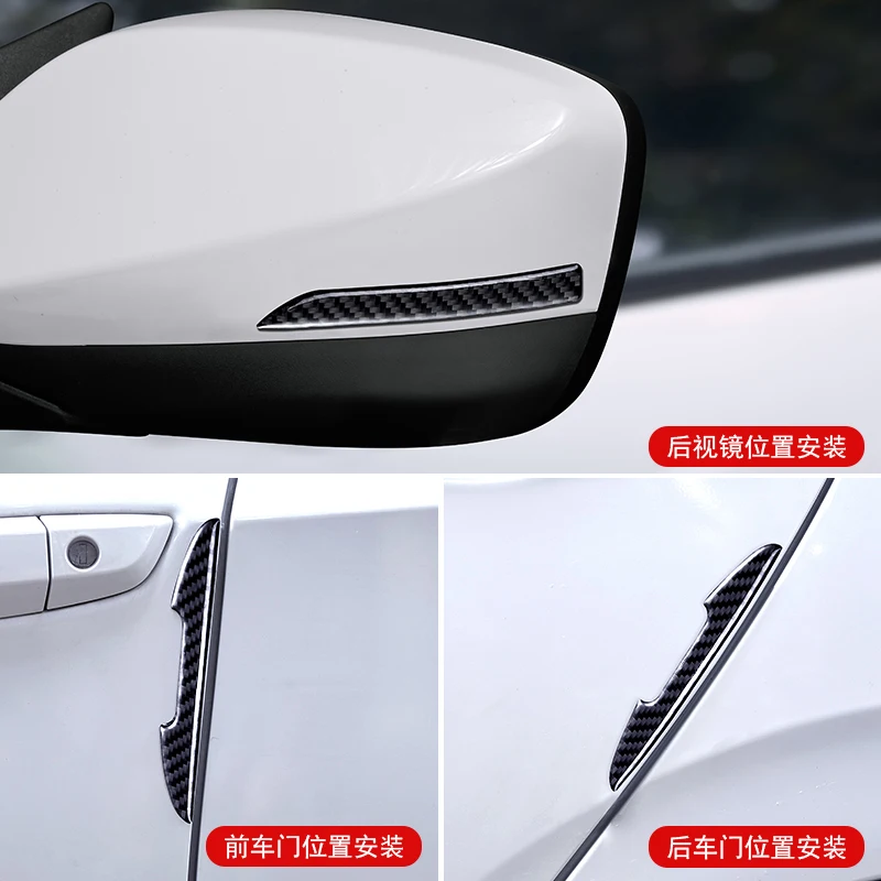 

For MG MG3/5/6/7/ZS/GS/TF Door Collision Strip Car Rearview Mirror Anti-scratch Protective Sticker Auto Accessories