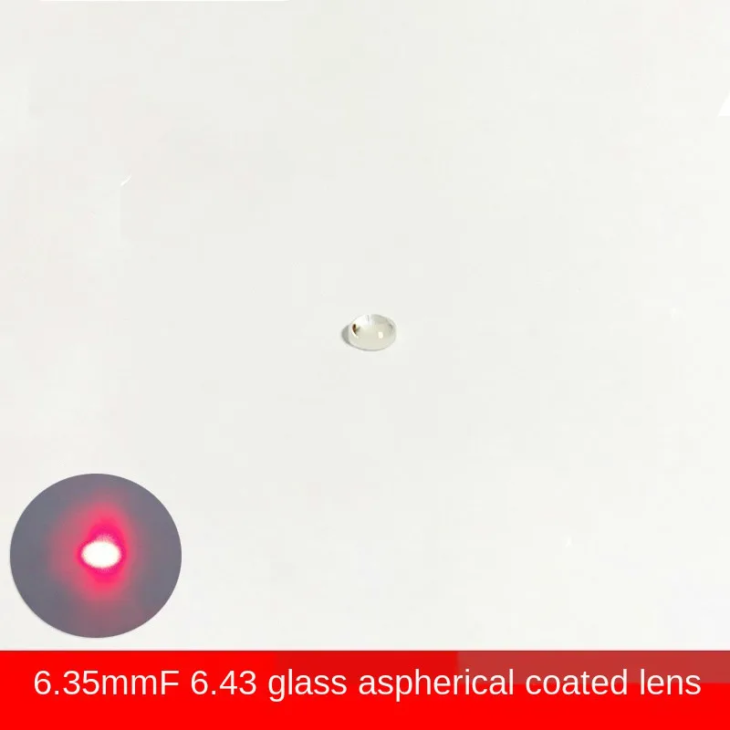 

D6.35 Focal Length 6.43 Laser Module Focusing Lens Launch Tube Glass Aspherical Collimating Coating Optical Mirror